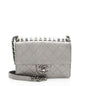 Chanel Metallic Lambskin Chic Pearls Small Flap Bag