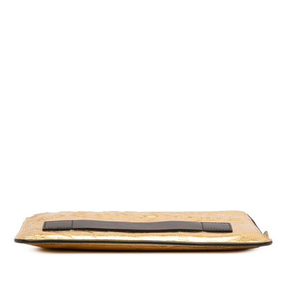 Chanel Metallic Lambskin Je Ne Suis Pas En Solde Clutch