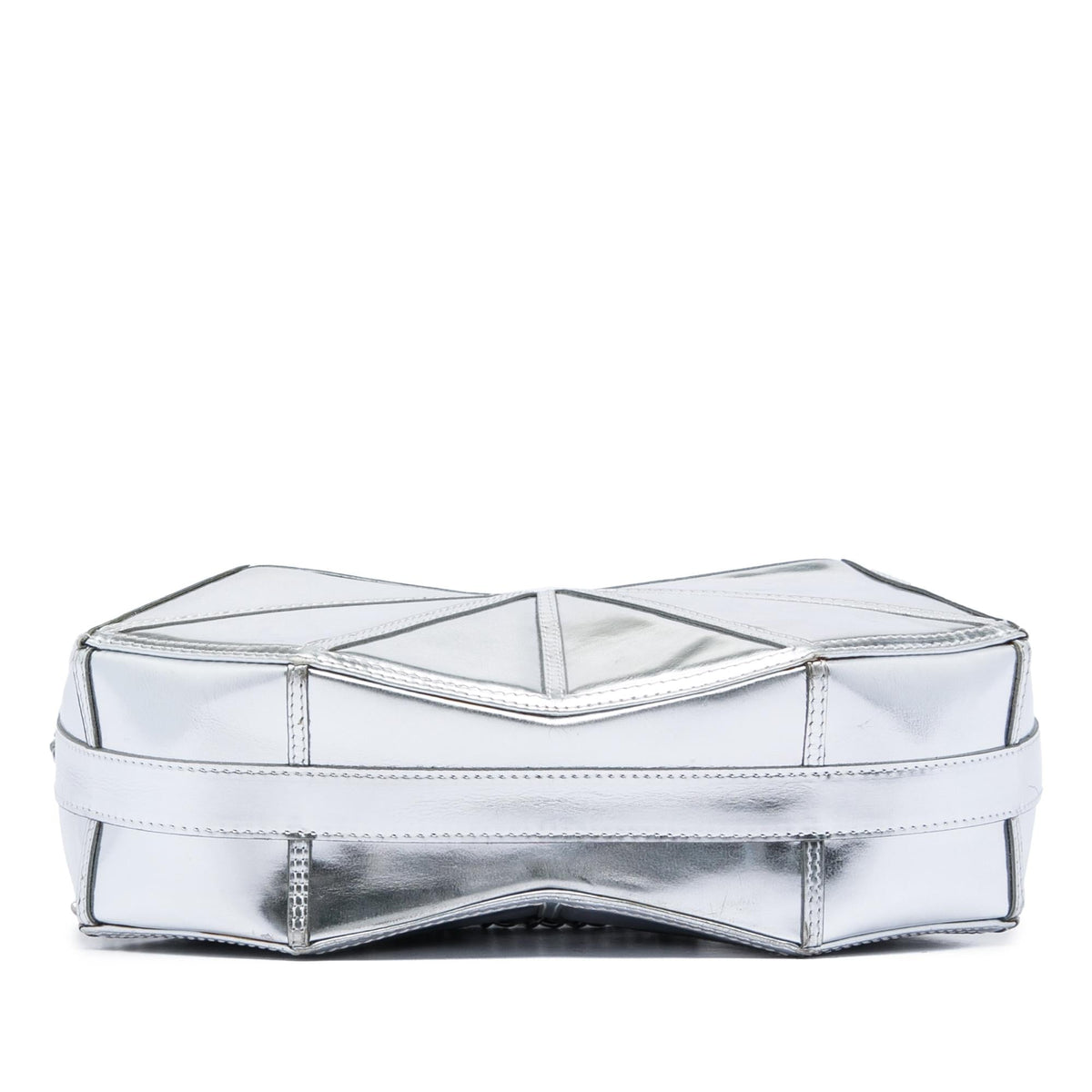 Chanel Metallic Lambskin Midnight Swim Wristlet Clutch