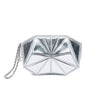 Chanel Metallic Lambskin Midnight Swim Wristlet Clutch