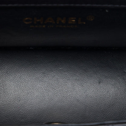 Chanel Micro CC Quilted Shiny Calfskin Single Flap