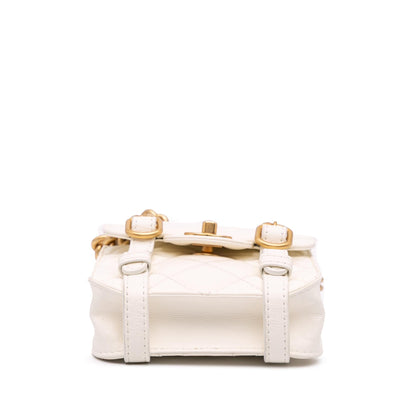 Chanel Mini Aged Calfskin City School Flap