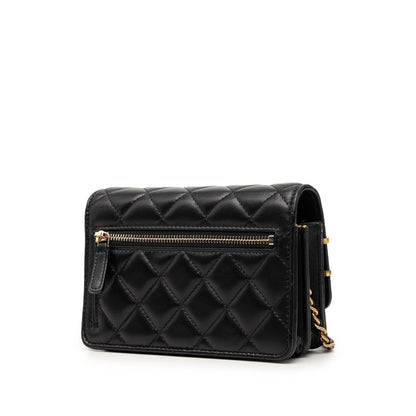 Chanel Mini CC Quilted Lambskin Coco Clips Wallet on Chain