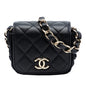 Chanel Mini CC Quilted Lambskin Crochet Flap