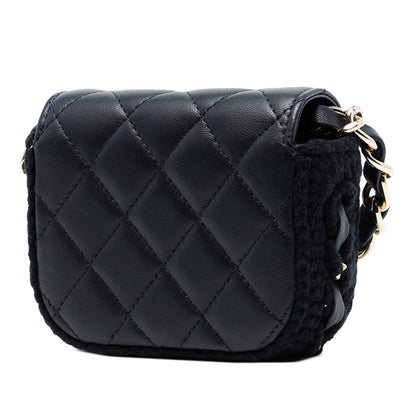 Chanel Mini CC Quilted Lambskin Crochet Flap