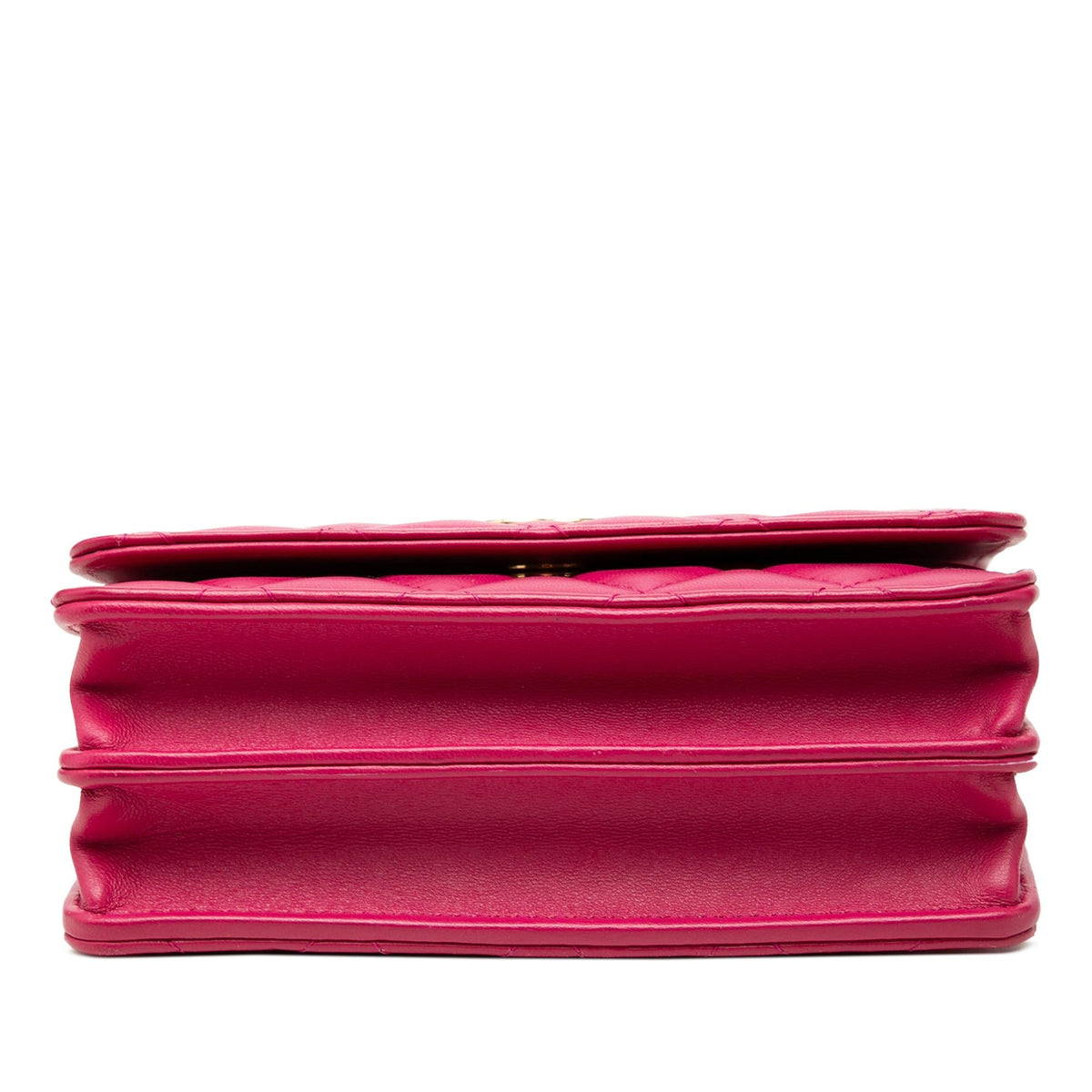 Chanel Mini CC Quilted Lambskin Pearl Samba Wallet On Chain