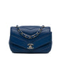 Chanel Mini Caviar Chevron Data Center Envelope Flap Bag