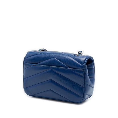 Chanel Mini Caviar Chevron Data Center Envelope Flap