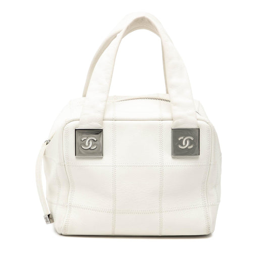 Chanel Mini Caviar Choco Bar Handbag