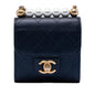 Chanel Mini Goatskin Chic Pearls Clutch On Chain
