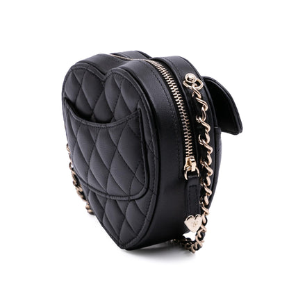 Chanel Mini Lambskin CC in Love Heart Crossbody