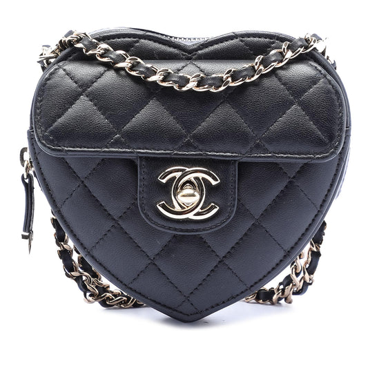 Chanel Mini Lambskin CC in Love Heart Crossbody