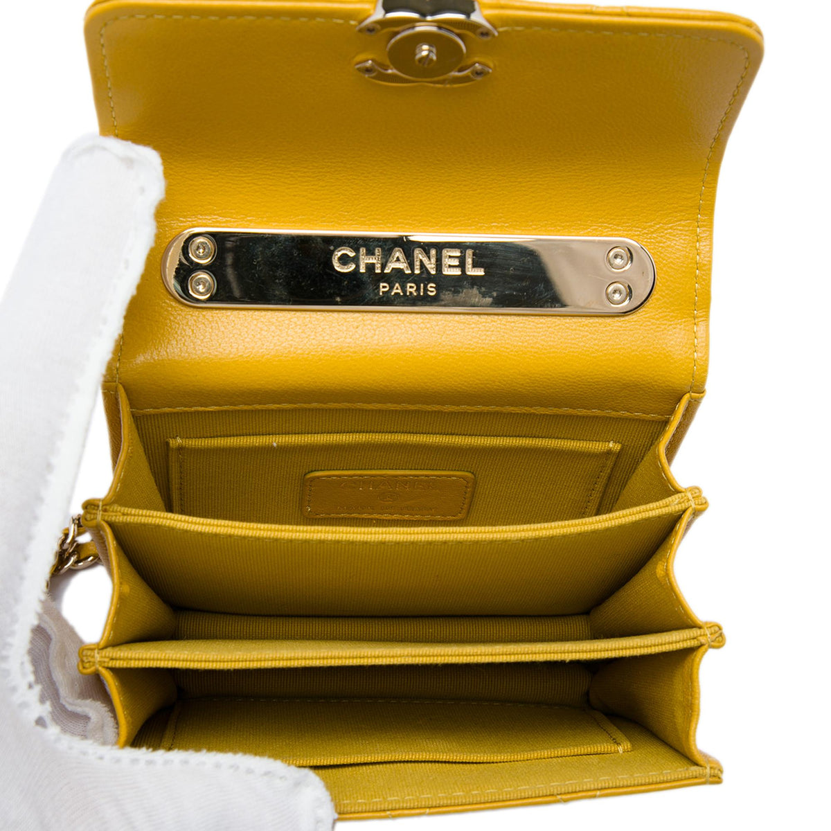 Chanel Mini Lambskin Paris Le19M Charming Top Handle Flap