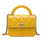 Chanel Mini Lambskin Paris Le19M Charming Top Handle Flap