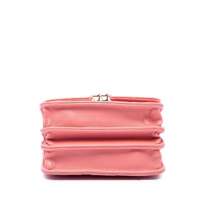 Chanel Mini Lambskin Paris Le19M Charming Top Handle Flap
