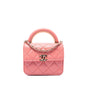 Chanel Mini Lambskin Paris Le19M Charming Top Handle Flap