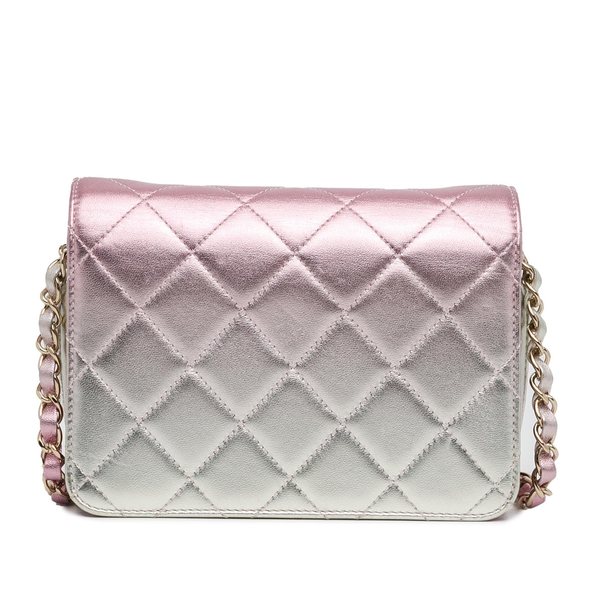 Chanel Mini Metallic Lambskin Like a Wallet Flap