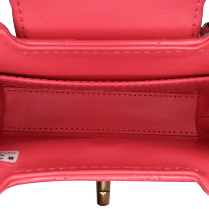 Chanel Mini Nano Aged Calfskin Kelly Shopper Bag
