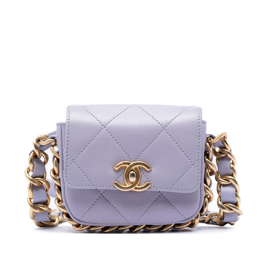 Chanel Mini Quilted Calfskin Framing Chain Flap