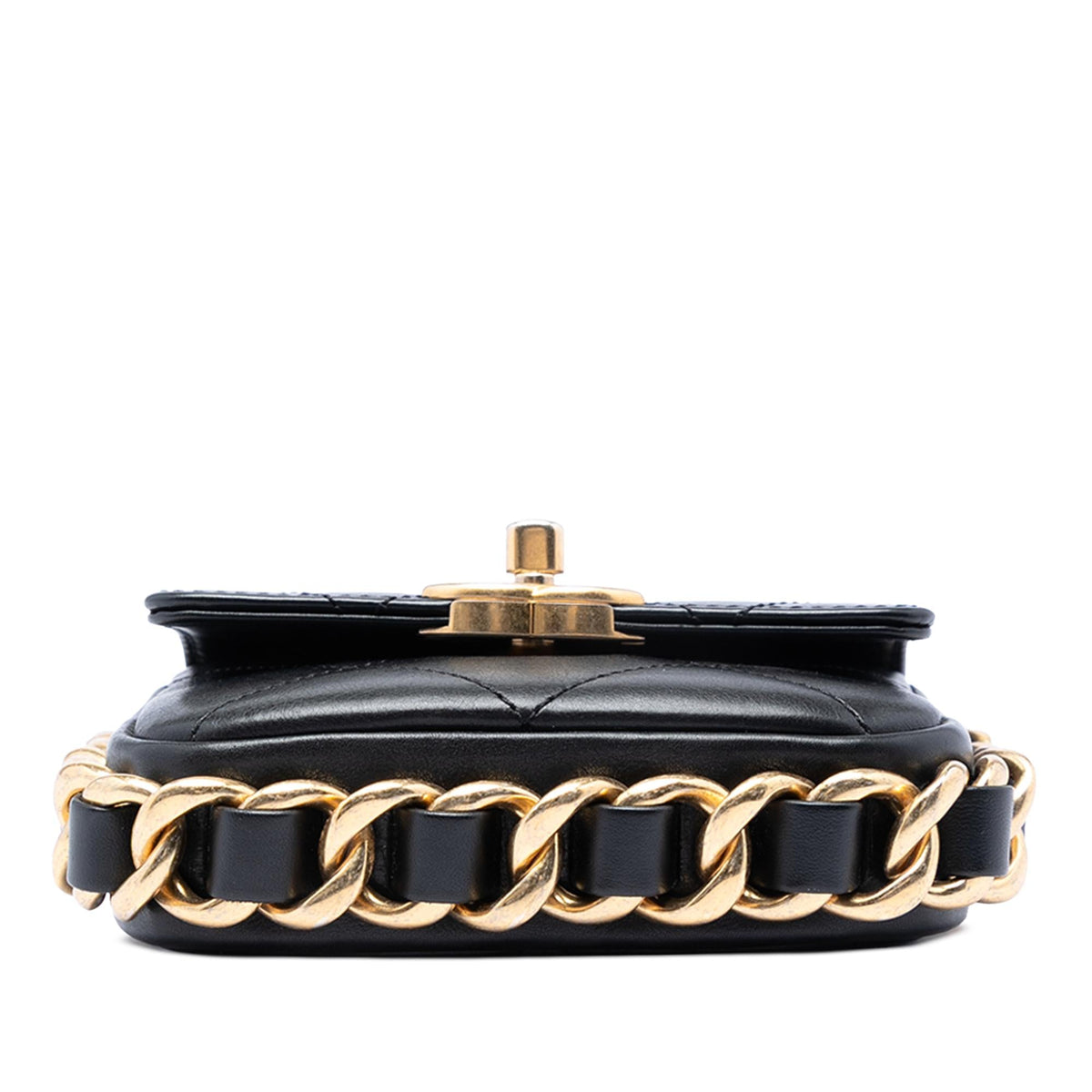 Chanel Mini Quilted Calfskin Framing Chain Flap