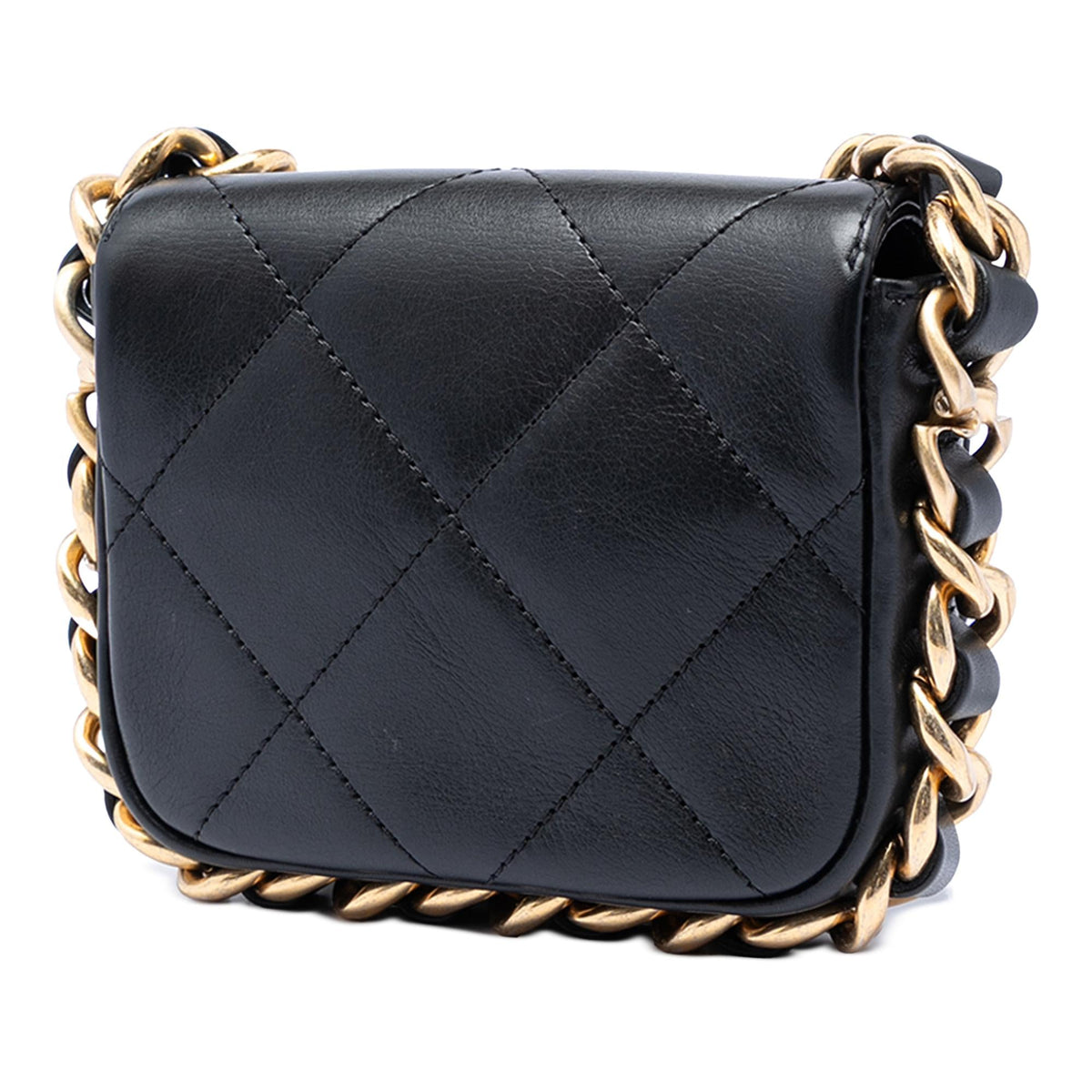 Chanel Mini Quilted Calfskin Framing Chain Flap
