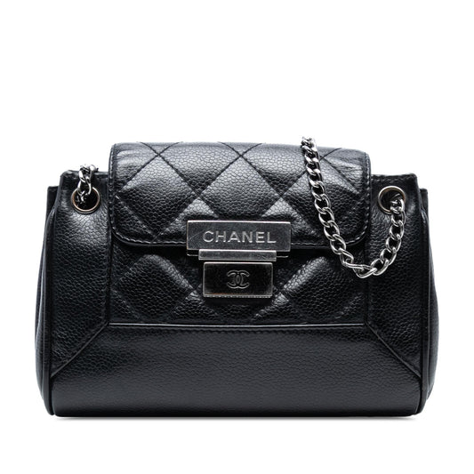 Chanel Mini Quilted Caviar Accordion Flap