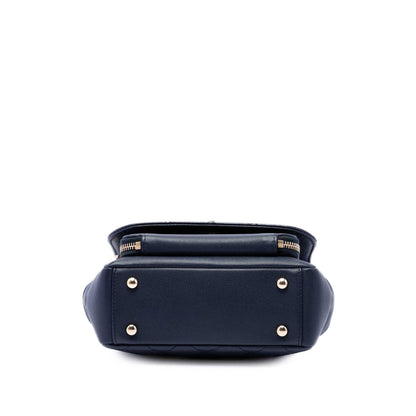 Chanel Mini Quilted Caviar Business Affinity Top Handle Flap