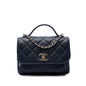 Chanel Mini Quilted Caviar Business Affinity Top Handle Flap