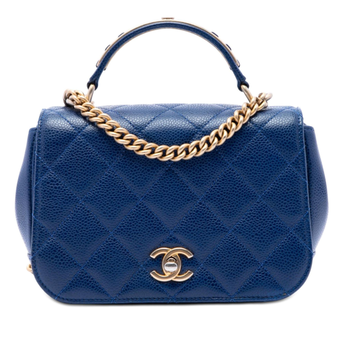 Chanel Mini Quilted Caviar Carry Around Flap