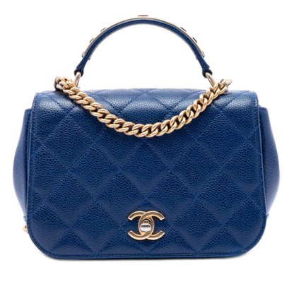 Chanel Mini Quilted Caviar Carry Around Flap
