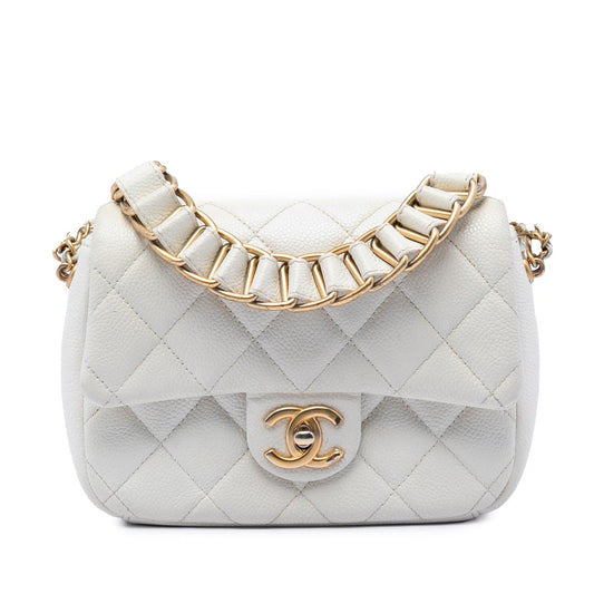 Chanel Mini Quilted Caviar Chain Soul Flap