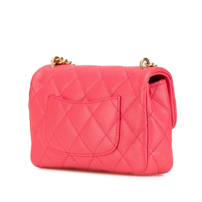 Chanel Mini Quilted Caviar Sweetheart Flap