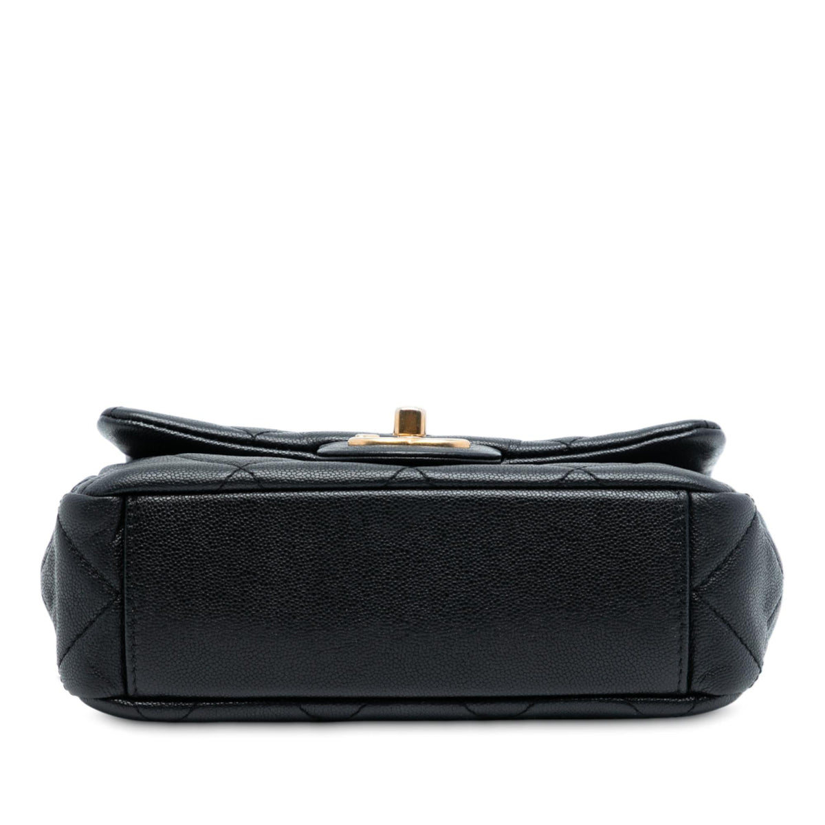 Chanel Mini Quilted Caviar Top Handle Flap