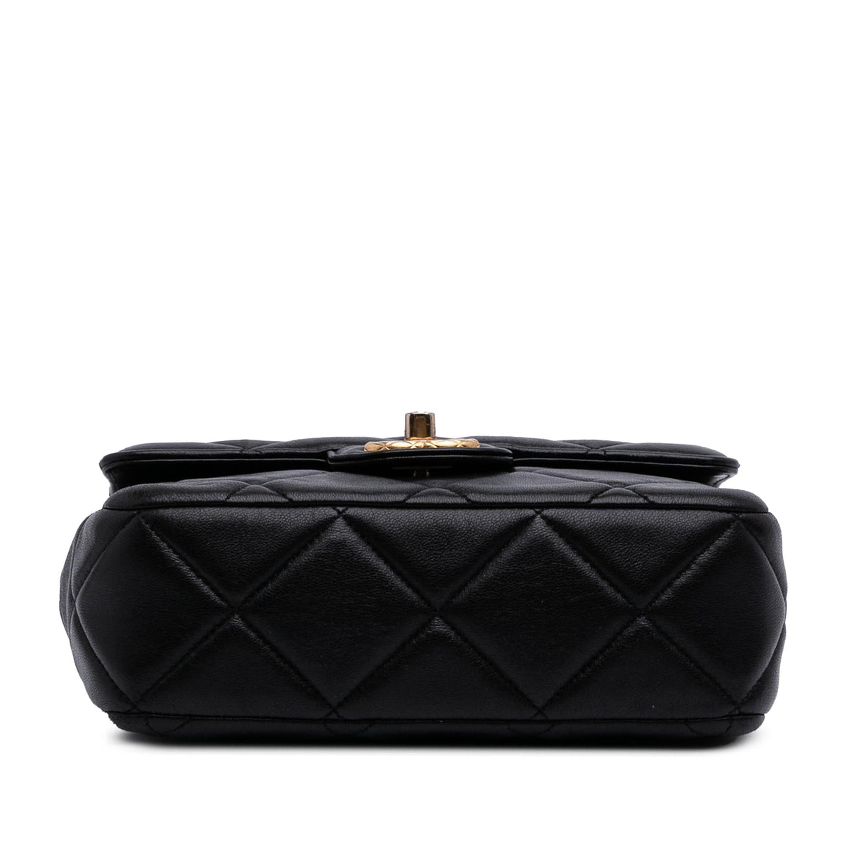 Chanel Mini Quilted Lambskin Bijoux Logo Chain Square Flap