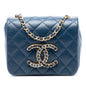 Chanel Mini Quilted Lambskin CC Crystal Full Flap