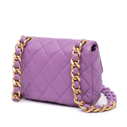 Chanel Mini Quilted Lambskin Candy Chain Flap