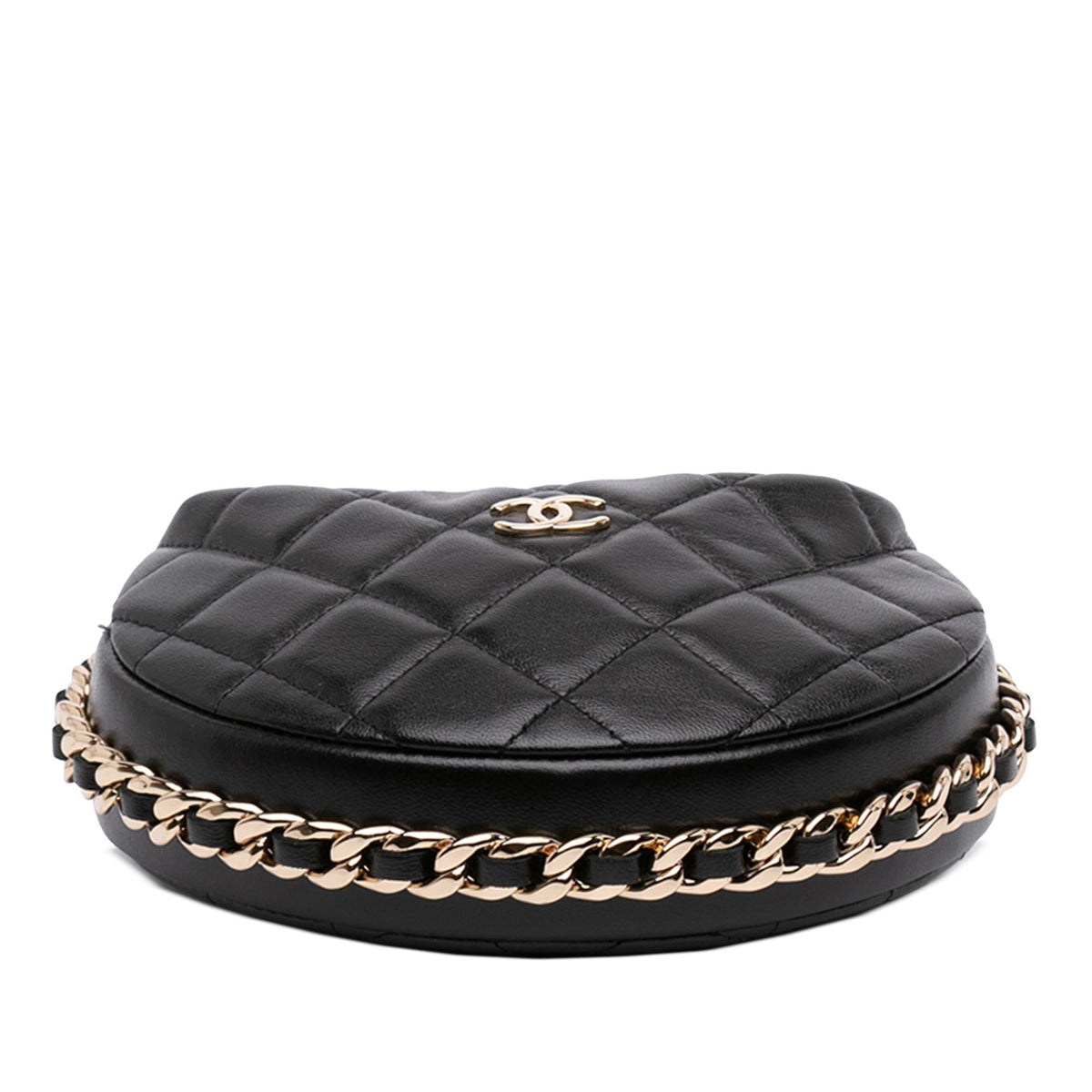 Chanel Mini Quilted Lambskin Chain Around Pouch