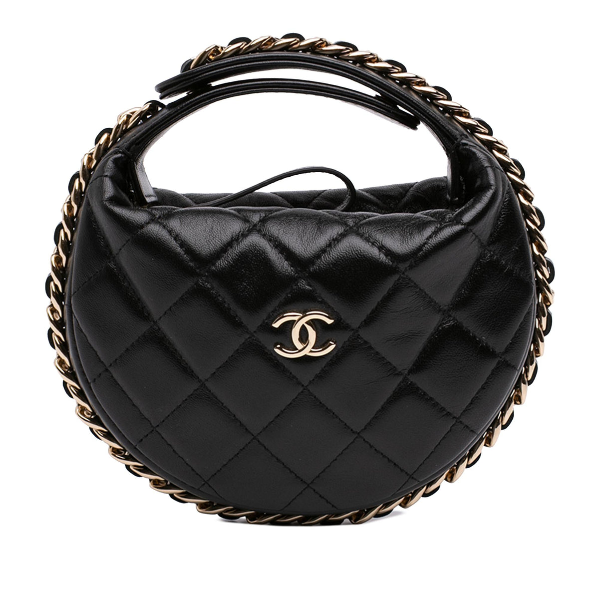 Chanel Mini Quilted Lambskin Chain Around Pouch