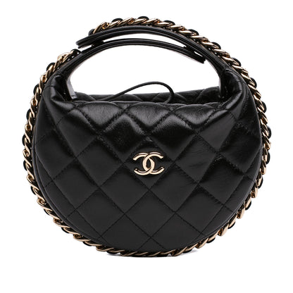 Chanel Mini Quilted Lambskin Chain Around Pouch