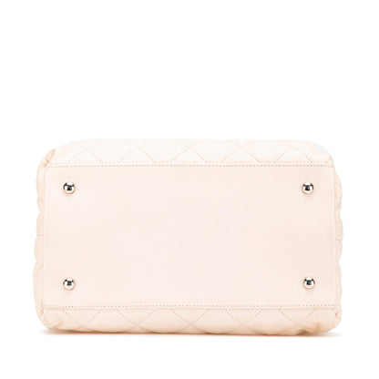 Chanel Mini Quilted Lambskin Chain Me Tote