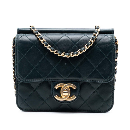 Chanel Mini Quilted Lambskin Crossing Times Flap