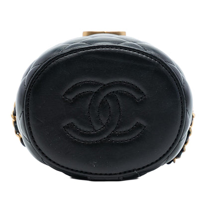 Chanel Mini Quilted Lambskin Crown Box Bag