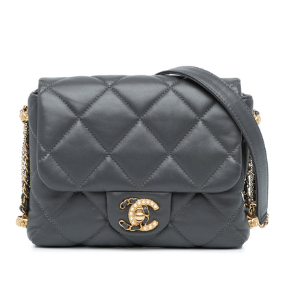 Chanel Mini Quilted Lambskin Crush on Chains Flap