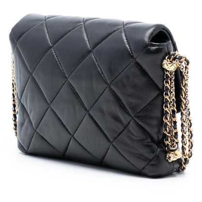 Chanel Mini Quilted Lambskin Crush on Chains Flap