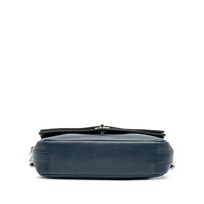 Chanel Mini Quilted Sheepskin Double Chevron Flap