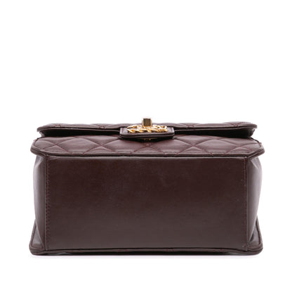 Chanel Mini Quilted Shiny Lambskin Single Flap