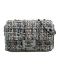 Chanel Mini Quilted Tweed River of Pearls Flap
