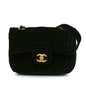 Chanel Mini Quilted Velvet Double Frame Flap