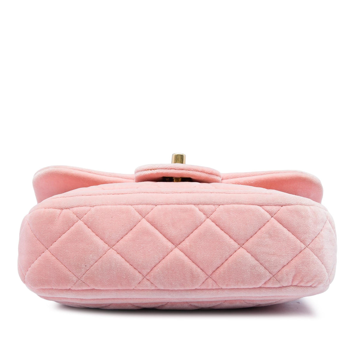 Chanel Mini Quilted Velvet Double Frame Flap