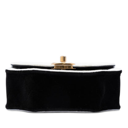 Chanel Mini Quilted Velvet Place Vendome Single Flap